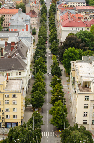 Ostrawa z lotu ptaka, kraj morawsko-śląski, Czechy/Ostrava aerial view, Moravian-Silesian Land, Czechia