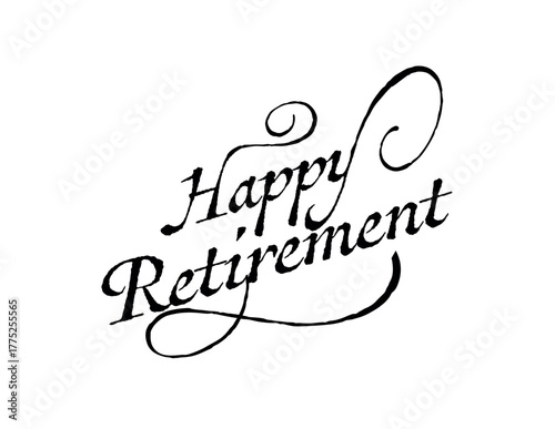 happy retirement text	