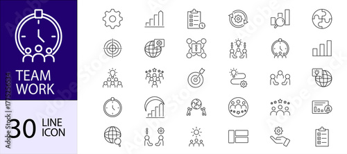Global Teamwork Icons: Supply Chain & Resource Network Solutions. These versatile icons are perfect for illustrating the relationship between teamwork and global supply chains. Representing everything