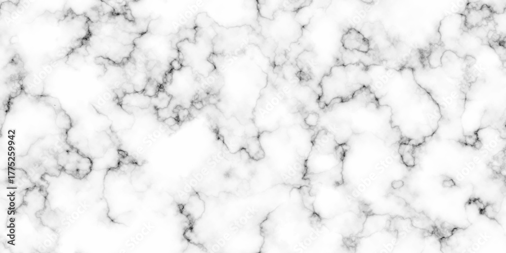 Obraz premium Marble granite white panorama background wall. Surface smoke fluffy grunge weather marble wall. Abstract light elegant gray floor ceramic slab background.