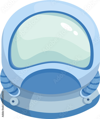 Astronaut Helmet Icons Collection: Sci-Fi Space Suit Visors Set