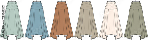 Diverse Array of Stylish Skirts A Comprehensive Collection of Fashionable Garments for Various Occasions