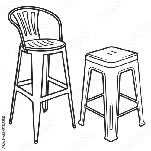 Chair and stool