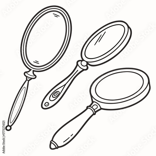 Hand mirror collection