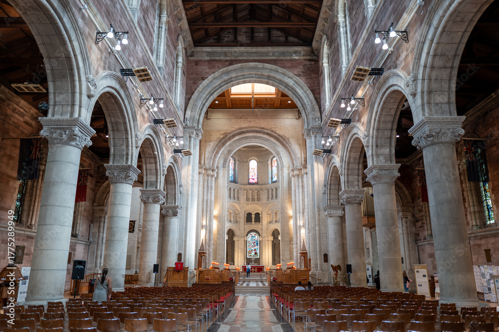 Fototapeta premium Belfast, Northern Ireland - August 16 2025