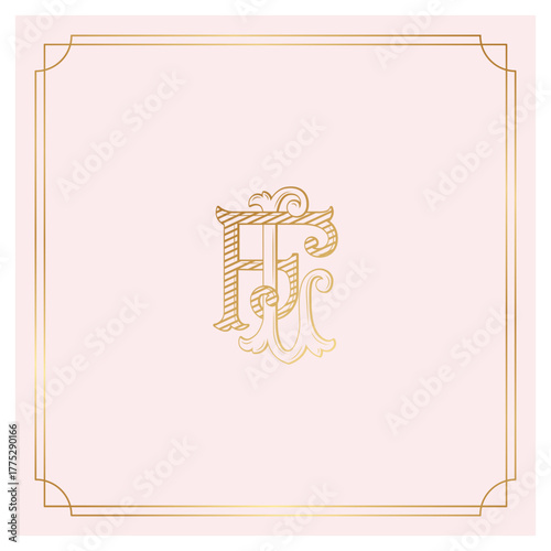 LF, FL, logo LF, Letter LF,  Monogram LF,Wedding Monogram, Wedding Logo, Logo Design , Monogram Vintage