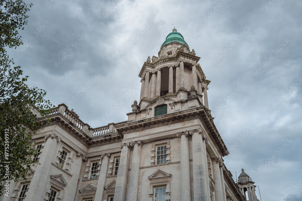 Fototapeta premium Belfast, Northern Ireland - August 16 2025 