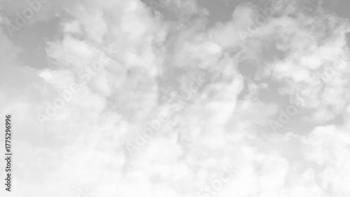 Cloudy gloomy autumn sky background. Dark clouds move across the sky