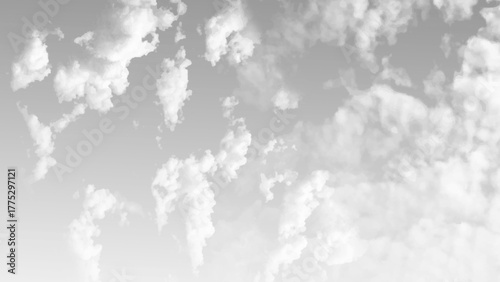 Dramatic autumn sky, stormy clouds in dark sky, vector background