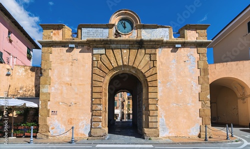 Portoferraio, Elba, Toscana, Italy, Europe - 26 September 2025, old gate