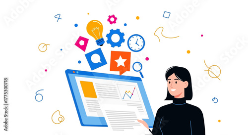 Online Business Strategies And Planning Of Digital Content Marketing Analytics