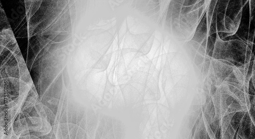 Ethereal White Smoke Swirls with Soft Grunge Mist and Abstract Haze Texture