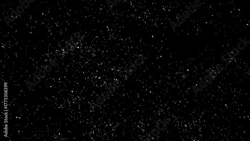 Stars against the black dark of night sky photo