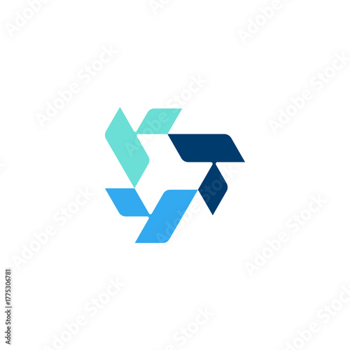 Vortex Spin Logo. Perfect for Tech or Energy Business, Modern Abstract Icon