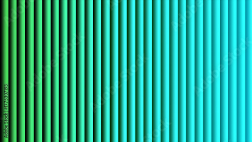 Vertical gradient stripes of green to blue