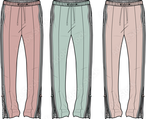 Fashionable Track Pants Set Stylish Athletic Wear for Active Lifestyles