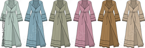 Elegant Robe Collection Fashionable Comfort in Multiple Colors and Styles