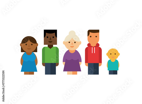 Two corporate teams, opposing competitor groups, engage in business confrontation and healthy competition, embodying rivalry while communicating positively, illustrated as a flat vector image on a