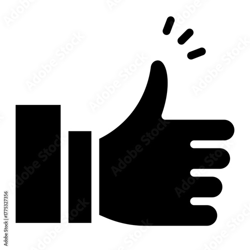 Correct  icon glyph style vector illustration