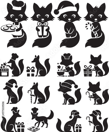 Chrismas Raccoon Package.eps