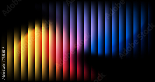 Fotografi Glass gradient baground, a blend of freshness and technology: smooth color shifts, glossy texture, and visual clarity,shiny surface with a sense of motion and depth