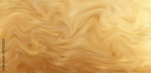 Photos Soft golden swirls and fluid shapes create a smooth, warm abstract background wi