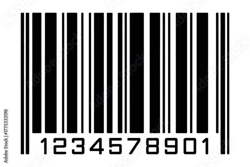 Barcode Scanner Identification System for Retail Product Inventory Management and Tracking with Unique Numbering