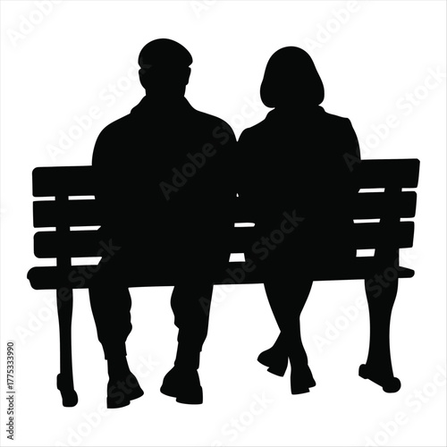 silhouette of people in the park