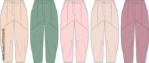 Fashionable Pants Set Stylish Variety of Colors and Designs for Modern Wardrobes