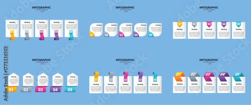 Circle Elements Corporate Infographic.
Creative Step-by-Step Infographic Diagram.
Colorful Statistics Analysis Infographic.
Minimal Process Flow Infographic.
Editable Infographic Vector.