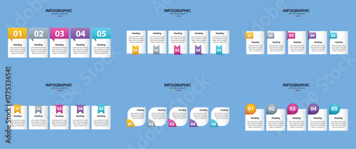Circle Elements Corporate Infographic.
Creative Step-by-Step Infographic Diagram.
Colorful Statistics Analysis Infographic.
Minimal Process Flow Infographic.
Editable Infographic Vector.