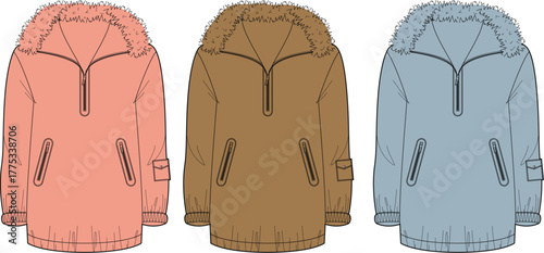 Fashionable Pullover Jacket Designs Warm Outerwear for Style and Comfort