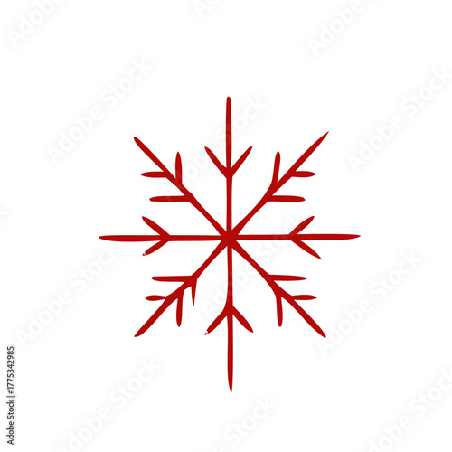 Flat Christmas Icon Set – Holiday Symbols, Gifts, Tree, Snowflake, and Candy Cane Vector