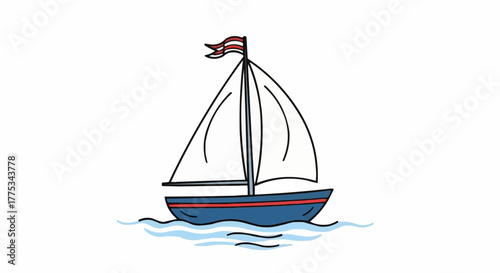 Sailboat on the water
