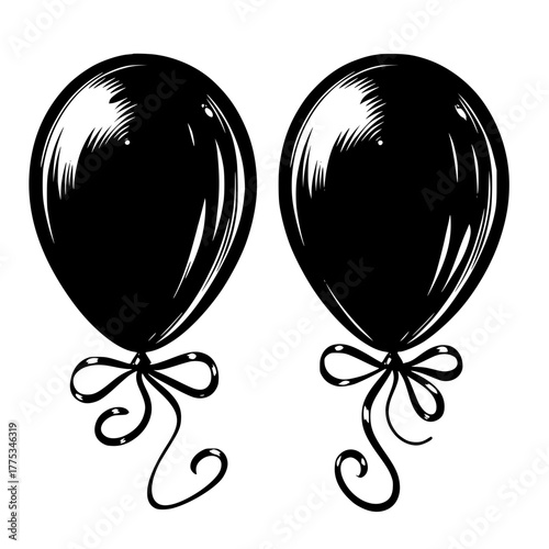 vector illustration of a balloons