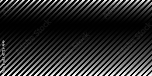 Thin line halftone gradient texture. Fading vertical stripe gradation background. Repeating wide pattern backdrop. Black parallel lines wallpaper for overlay, print, cover, banner,