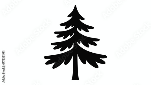 Palm tree silhouette tropical beach vector illustration