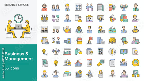 Social media icon set for web and design illustration