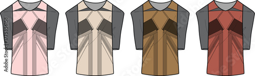 Stylish Dress Designs A Collection of Fashionable Apparel in Various Colors for Style