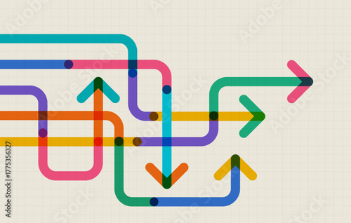 Abstract arrow direction. Business investment to success. financial data graph strategy. Technology background. High speed.