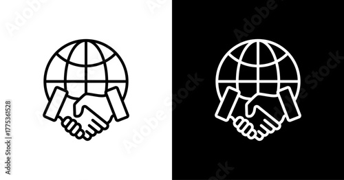 International Business  Icon Set Multiple Style Collection