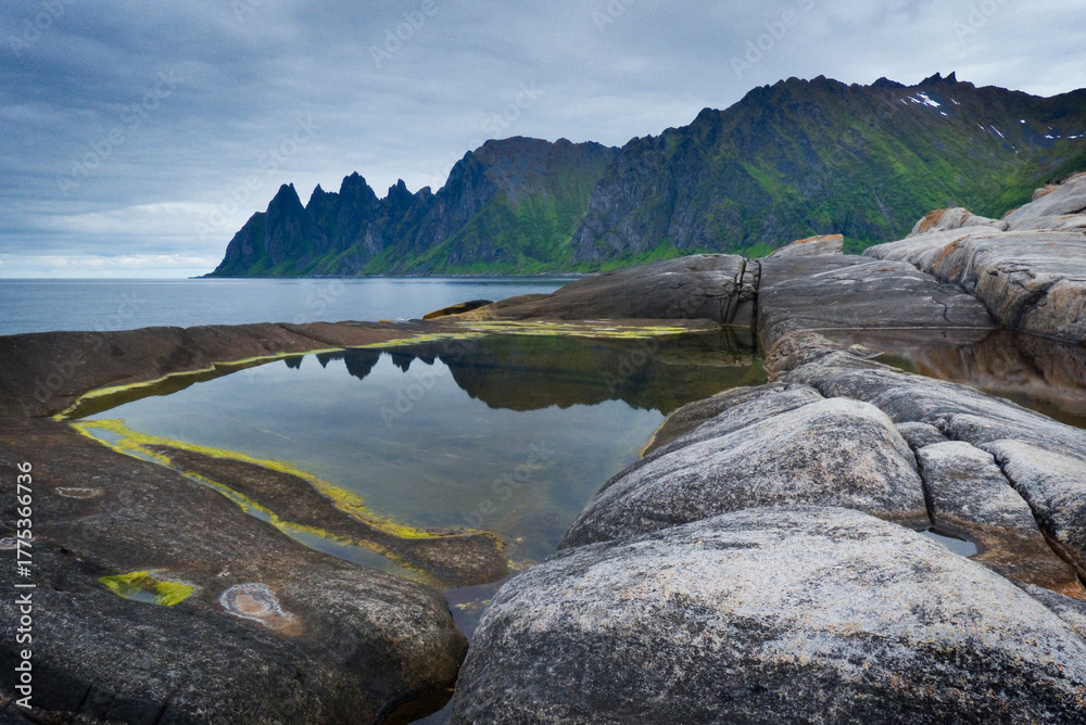 custom made wallpaper toronto digitalTungeneset viewpoint on the coast of Senja Island, Norway
