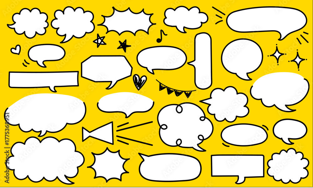 Obraz premium 吹き出し2