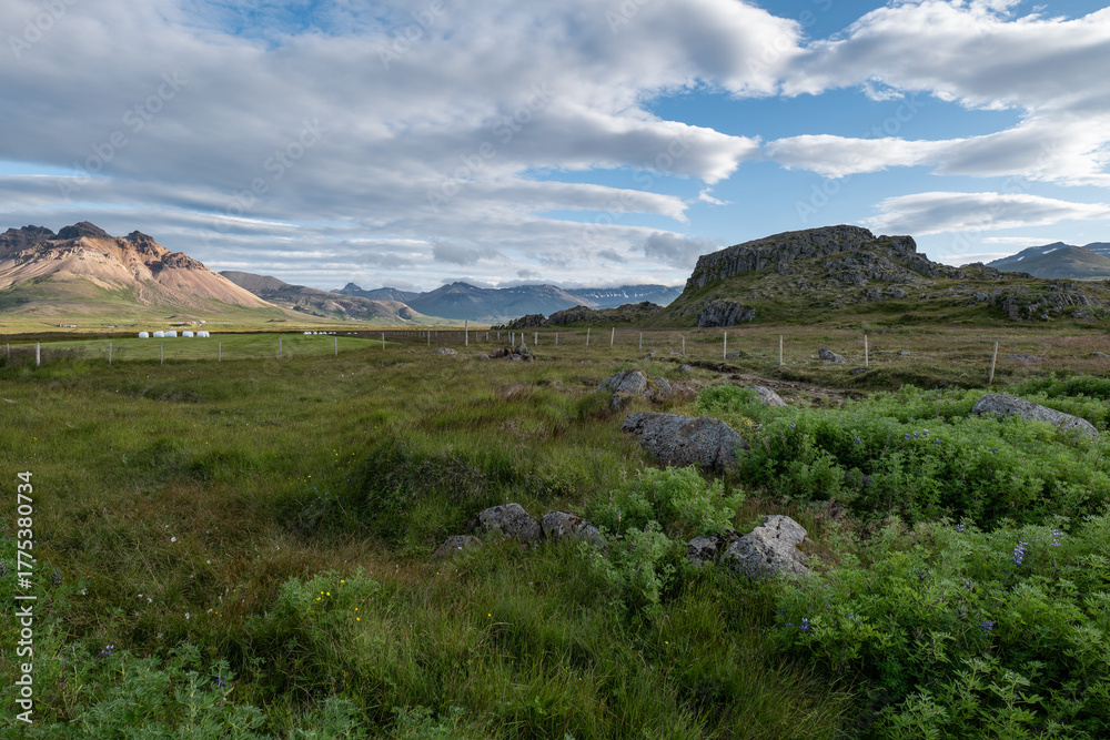 Fototapeta premium mountains and landscape in Iceland