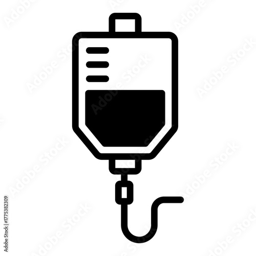 IV Drip Bag Icon