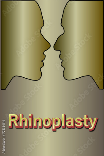 Plastic surgery, nose correction, profile change