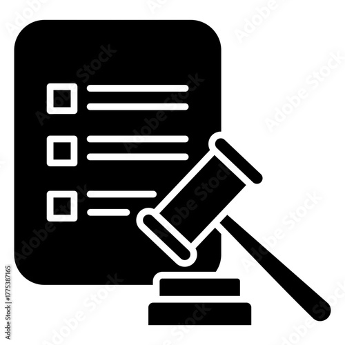 Compliance Glyph Icon