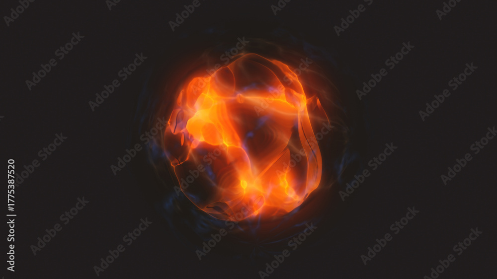 Φωτογραφία Manga Anime Energy Ball/
Illustration of a stunning manga-style anime energy bal