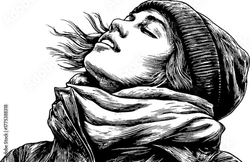 Resilience in adverse conditions concept design for inspirational posters