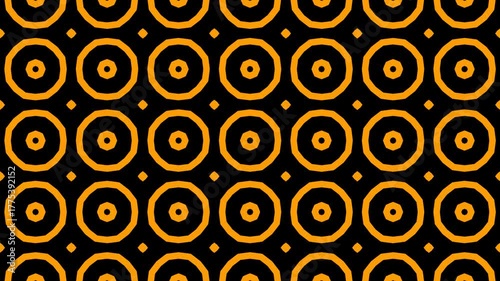 Abstract Geometric Pattern Animation Background Loop.